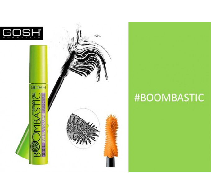 Тушь для супер объема Gosh Boombastic XXL Swirl Volume Mascara
